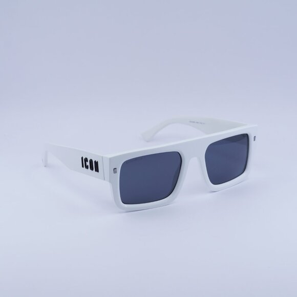 🕶️ New Dsquared2 ICON 0008/S 0VK6 IR Sunglasses - White Frame, Grey Lenses - Picture 5 of 10